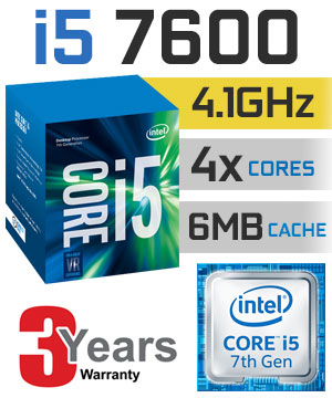 CPU i5 7600 ( 4.10 / 6MB / socket 1151 ) 